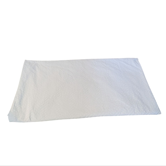 DOCOFIL Queen Duvet Portugal Cotton Matelasse Chevron Light Grey Preppy - Picture 2 of 5